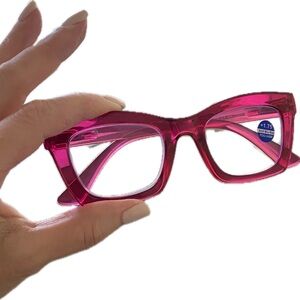 Red Cat-Eye Readers - 1.75